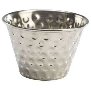 GenWare Stainless Steel Hammered Ramekin 114ml/ 4oz Box Of 24