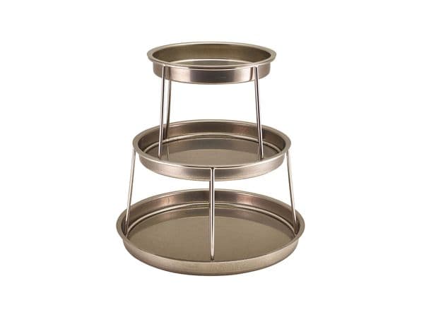 GenWare Three Tier Vintage Steel Seafood Stand