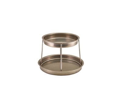 GenWare Two Tier Vintage Steel Seafood Stand