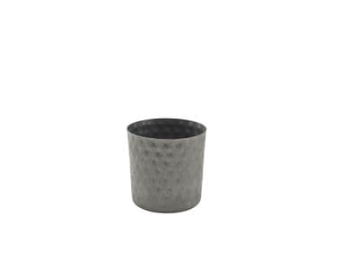 GenWare Vintage Steel Hammered Serving Cup 8.5 x 8.5cm Box Of 12