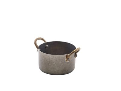 GenWare Vintage Steel Mini Casserole Dish 9 x 5.25cm Box Of 6