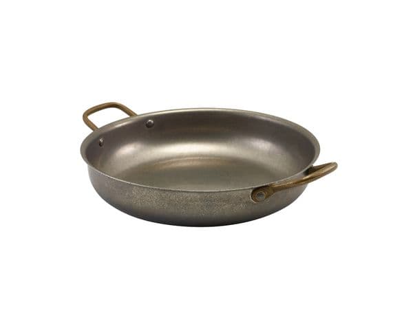 GenWare Vintage Steel Round Dish 24.5 x 5cm Box Of 3