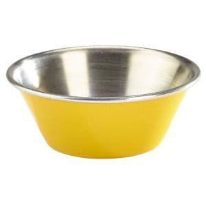 GenWare Yellow Stainless Steel Ramekin 43ml/ 1.5oz Box Of 24