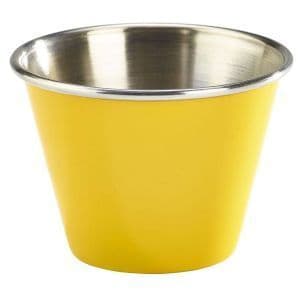 GenWare Yellow Stainless Steel Ramekin 71ml/ 2.5oz Box Of 24