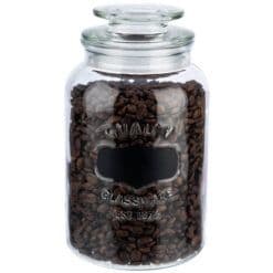 Glass Canister 1.5L 12x21cm (includes lid & labelling area)