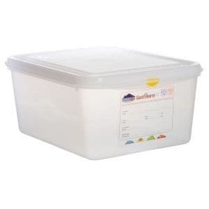 GN Storage Container 1/2 150mm (10Lt)