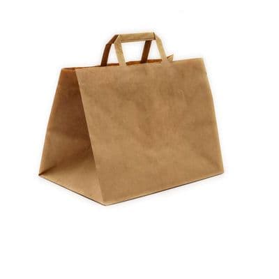 Kraft Wide Gusset Paper Bag (250)