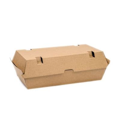 Large Kraft Takeaway Snack Box (200)