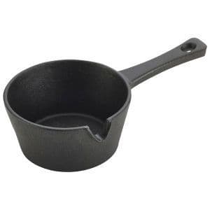 Mini Cast Iron Sauce Pan 9.7 x 4.5cm Box Of 6