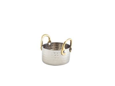 Mini Hammered St/St Casserole Dish 7.5 x 4cm Box Of 12