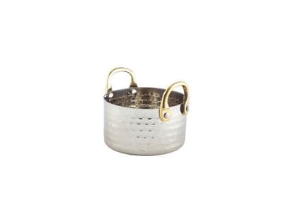Mini Hammered St/St Casserole Dish 9.2 x 5cm Box Of 12