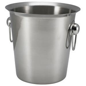 Ring Handled Stainless Steel Wine Bucket