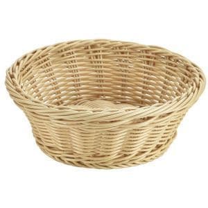 Round Polywicker Basket 21Dia x 8cm Box Of 6