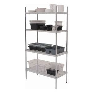 S/S 4Tier Racking Unit 60x18x72