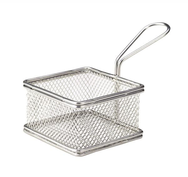 Serving Fry Basket Square 9.5X9.5X6cm Box Of 6