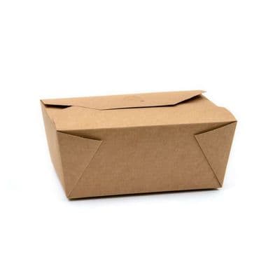 Size #8 Compostable Kraft Food Box (300)