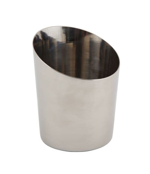 Stainless Steel Angled Cone 9.5 x 11.6cm (Dia x H) Box Of 12