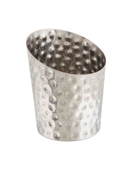 Stainless Steel Hammered Angle Cone  (12)