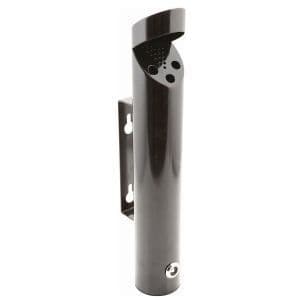 Wall-Mounted Cylinder Ashtray Black