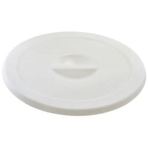 White Polyethylene Ingredient Bin Lid