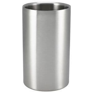Wine Cooler  Satin Stainless Steel 20 x 12cm