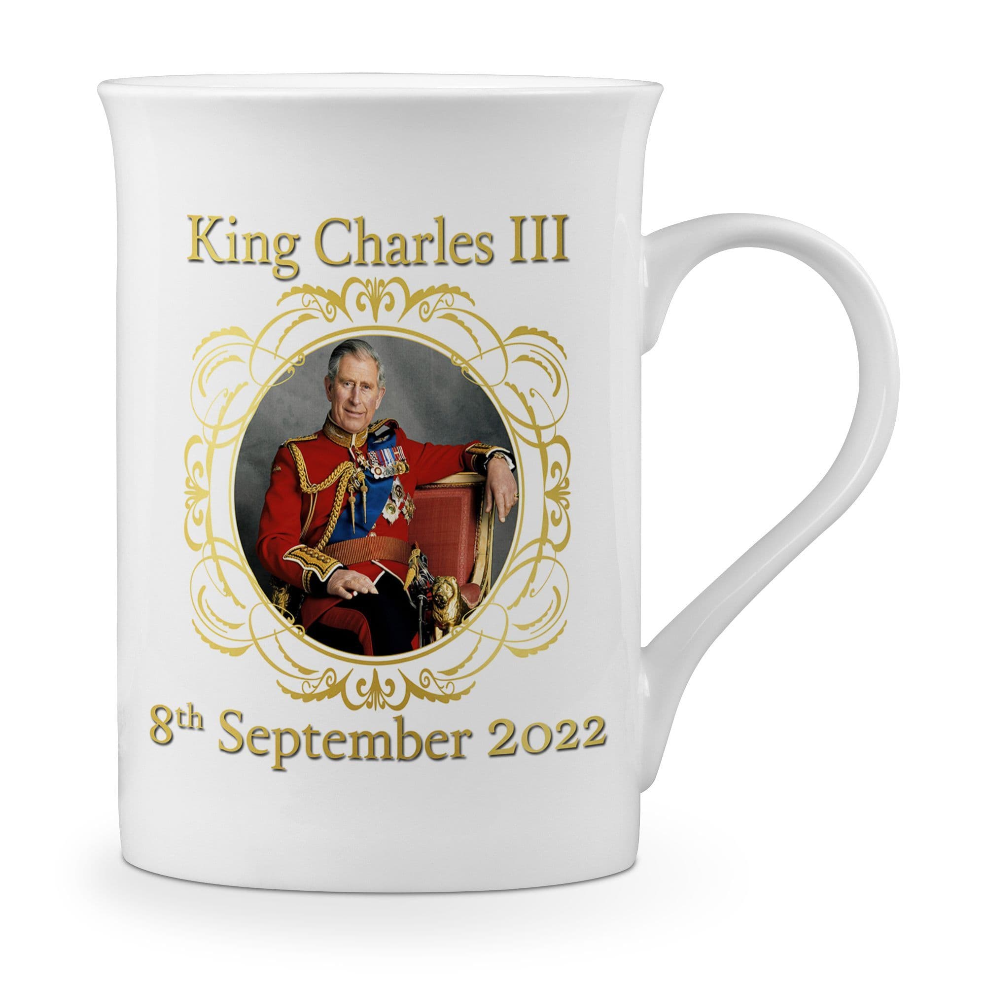 King Charles III 8th September 2022 Novelty Fine Bone China Mug