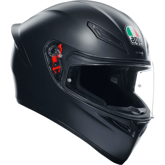 AGV K1-S  Plain Matt Black Helmet