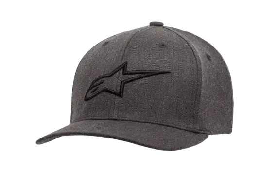 Alpinestars Ageless curve Charcoal Heather Blk Logo Baseball Hat