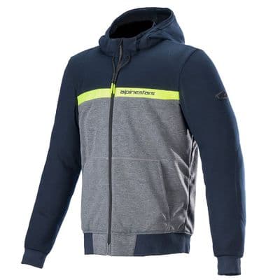 Alpinestars Chrome Street Armoured Hoodie Navy- Grey