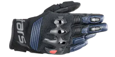 Alpinestars Halo Leather Gloves Blue