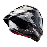 Alpinestars Supertech R10 Solid FIM Helmet Carbon Black Silver