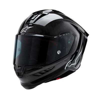 Alpinestars Supertech R10 Solid FIM Helmet Carbon Black
