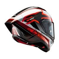 Alpinestars Supertech R10 Solid FIM Helmet Carbon Red White Black