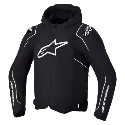 Alpinestars Zaca V2 Waterproof Men’s Jacket-BLACK-WHITE