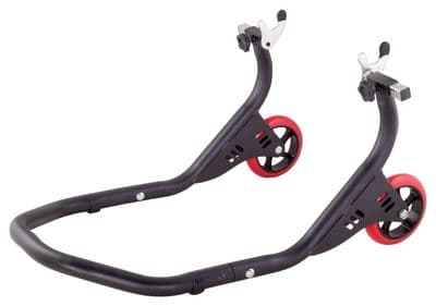 BikeTek Premium Rear Track Paddock Stand - Matt Black