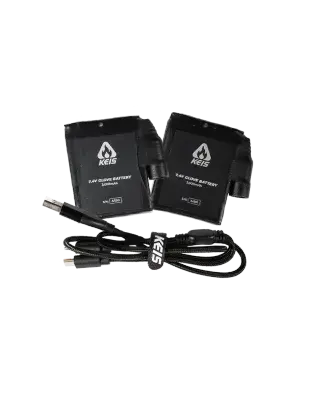 KEIS 6000mAh 7.4V Gloves Battery Set 2 X 3000mAh