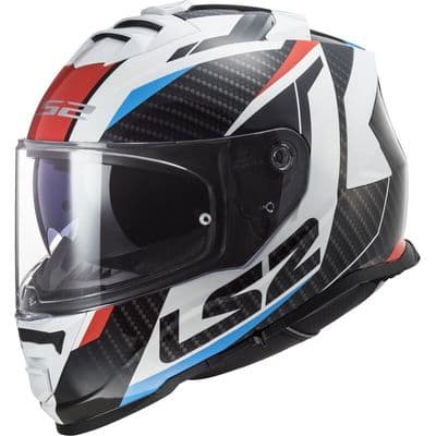 LS2 FF800 Storm 2 Racer Red White Blue