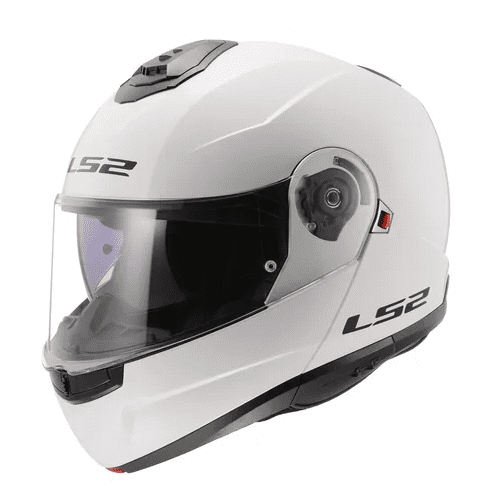 LS2 FF908 Strobe 2 Flip Front Gloss White