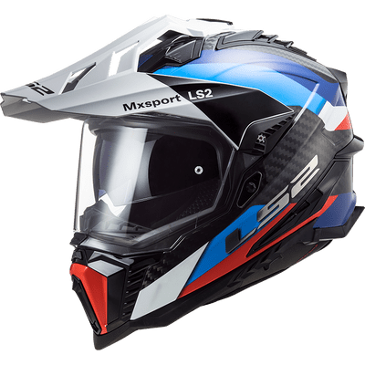 LS2 MX701 Explorer Carbon  Frontier Black Blue Helmet