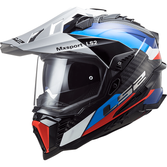 LS2 MX701 Explorer Carbon  Frontier Black Blue Helmet