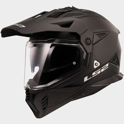 LS2 Pioneer 2 MX702 Matt Black Helmet