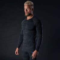 Oxford Advanced Base Layer Tops Charcoal