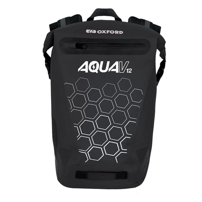 Oxford Aqua V12 Backpack Rucksack Black