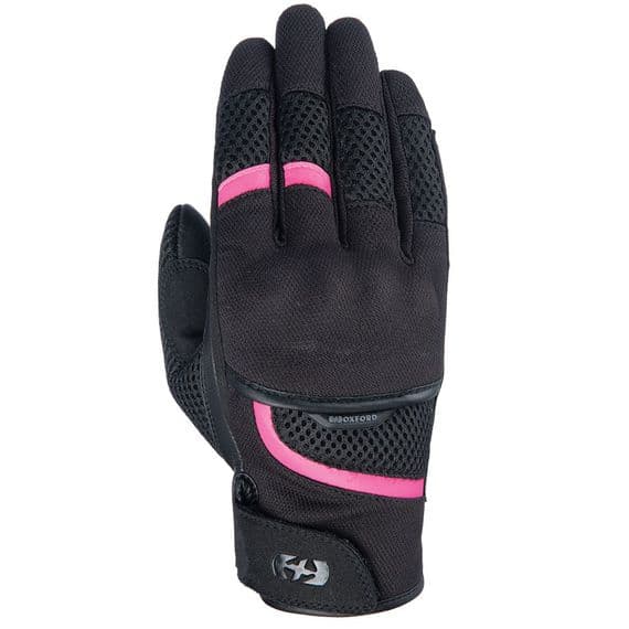 Oxford Brisbane Ladies Gloves Stealth Black -Pink