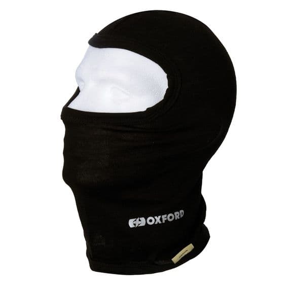 Oxford Deluxe Balaclava Merino - Black - CA030