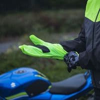 Oxford Rainseal Over Glove Black/Fluo