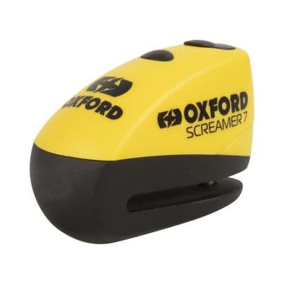 Oxford Screamer7 Alarm Disc Lock Yellow