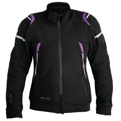 Rayven RSX Softshell Aramid Ladies Jacket Black Purple
