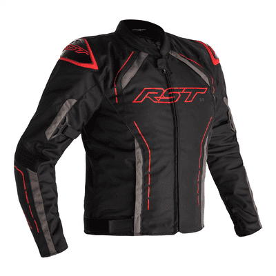 RST S-1 CE MENS TEXTILE JACKET-BLACK -RED