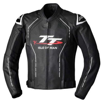 RST S1 IOM TT CE Mens Leather Jacket Black